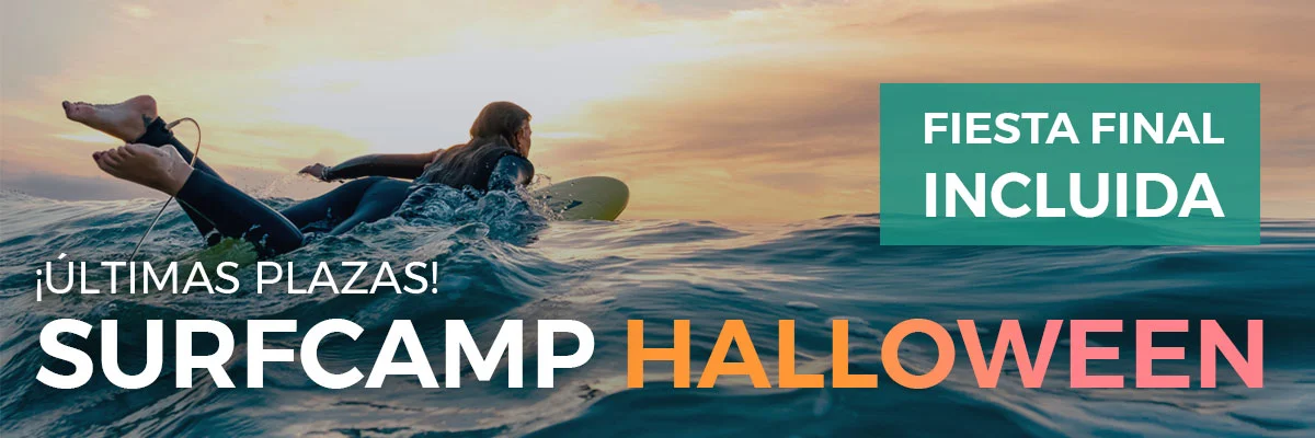 Surfcamp Halloween en Ribadesella del 30 de octubre al 2 de noviembre. Fiesta final incluida